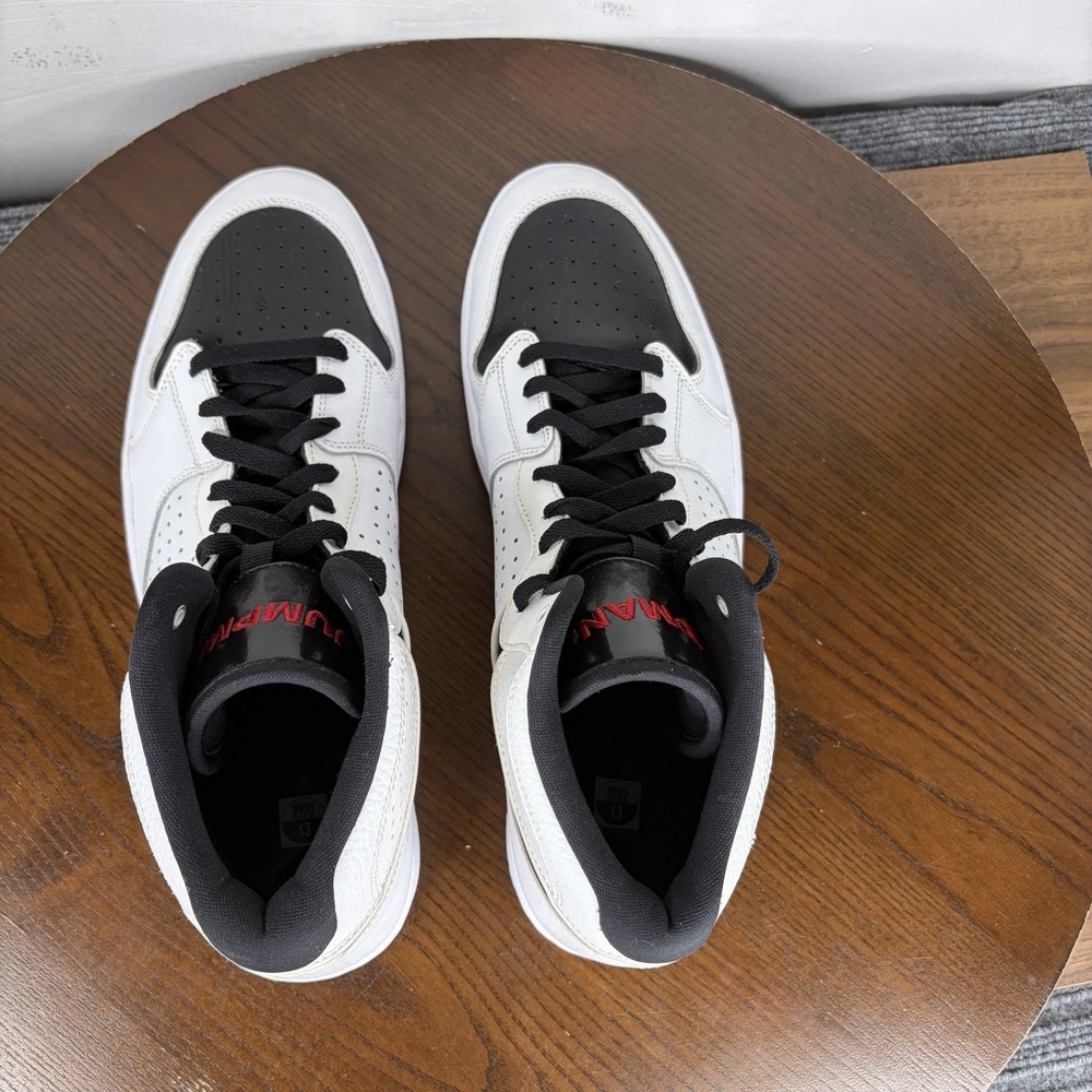 Nike Air Jordan Access Shoes Men's 13 White Black Basketball Sneaker AR3762-101 - Picture 10 of 16